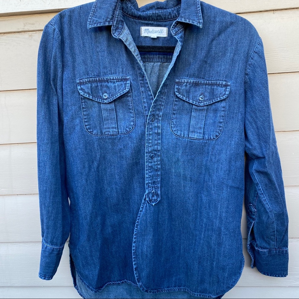 Madewell denim button up